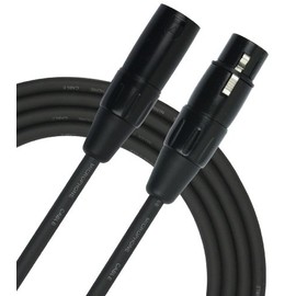 Kirlin Cable MPC-270-10/BK - 10 feet - XLR to XLR Microphone Cable Black PVC Jacket