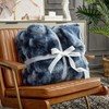 Cozy Bliss Faux Fur Throw Blanket for Couch, Fuzzy Soft