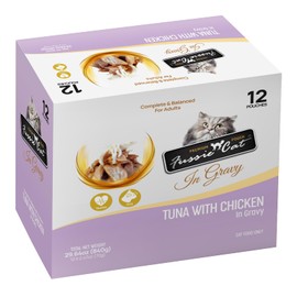 Fussie Cat Premium Tuna w/Chicken in Gravy