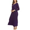 Ekouaer Womens Plus Size Nightgown Long Sleepshirts Long Sleeve Night