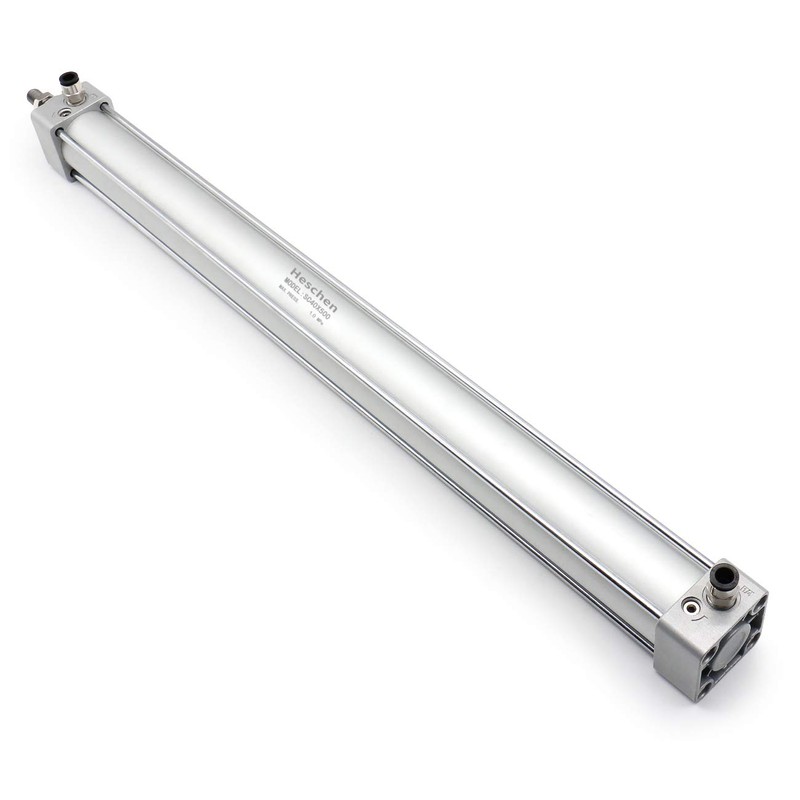 Heschen Pneumatic Standard Cylinder, SC 40-500, PT1/4'' Port, 40mm Bore,