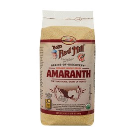 Bob's Red Mill Organic Whole Grain Amaranth, 24 Oz (4 Pack)
