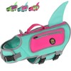 Sheripet Dog Life Jacket, Shark Dog Life Vest Adjustable Pet