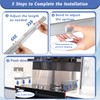 Stove Gap Covers Stainless Steel 2 Packs, 13.8~27.6 Inch Adjustable