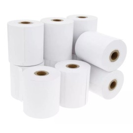 Escanver Rollos De Papel Bond Para Sumadora No Térmico 24 Piezas