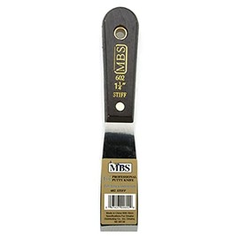 MBS Professional Stiff Putty Knives (1-1/4" Stiff)