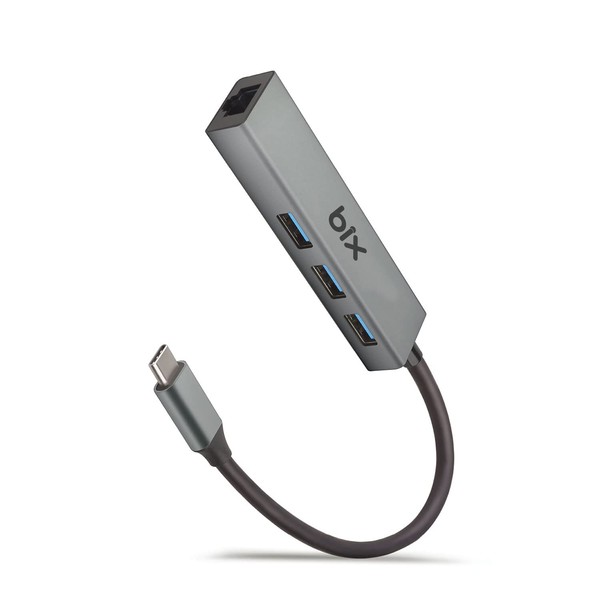 Bix BXC06HB Type-C'den 3 Bağlantı Noktalı Gigabit Ethernet USB 3.2