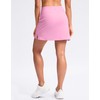SANTINY 16" Skorts for Women with 2 Pockets High Waisted