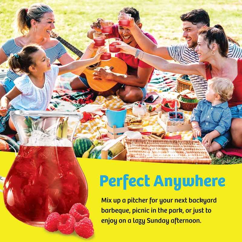 Wyler's Light Pitcher Packs, Water Drink Mix,Raspberry,6 Pitcher Packets