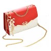 Bolso De Mano Para Mujer Crossbody Exquisit Cuadrado Pequeño Rojo
