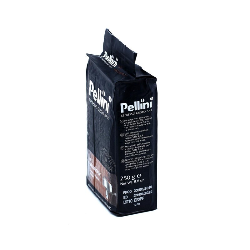 Pellini Gusto Bar Vellutato N.1, Medium Roast, Arabica and Robusta,