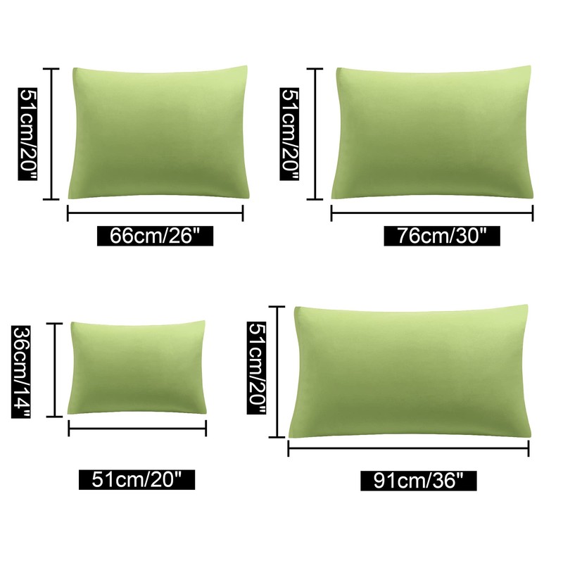 sourcing map 2 Pack Pillow Cases Soft 1800 Series Microfiber