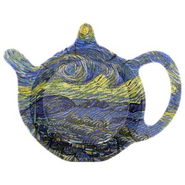 The Leonardo Collection Van Gogh Teabag Tidy | British Designed Tea Bag Tidy | Designed By Vincent Van Gogh | Lovely Tea Bag For All Home & Office For Women & Men