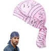 Paisley Cooling Head Scarf Cap Set, Motorcycle Pirate Head Wrap