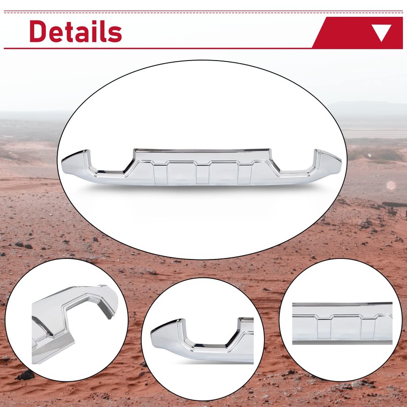 HECASA Front Bumper Skid Plate Compatible with 2016-2019 GMC Sierra