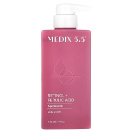 Crema corporal, retinol + ácido ferúlico, 15 fl oz (444 ml)