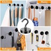 MIKEDE Magnetic Hooks, 70LB+ Strong Magnets Hooks Heavy Duty, Black