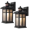 Motion Sensor Outdoor Wall Lights 2 Packs- Updated Dusk to
