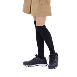 Delsol 8093 Women's Faux Knee High Style Tights, One Size Fits Most, UV Protection, Anti-Fraying, Delsol Golf Wear