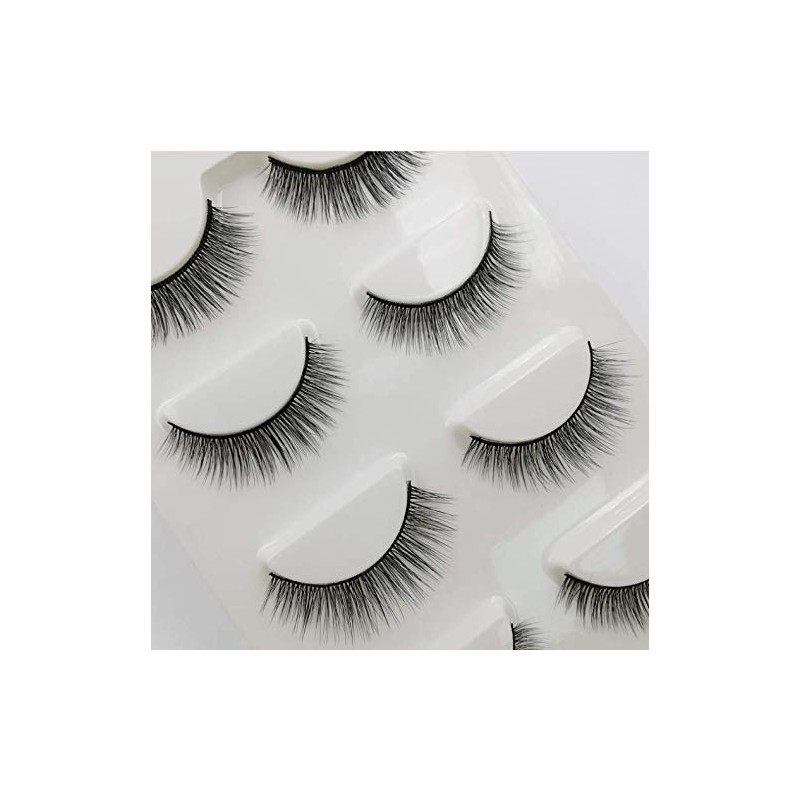 4 Pairs 3D Mink Eyelashes Makeup Natural False Eyelashes Long