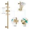 AULEEND Shower Slide Bar Handheld Shower Head with Hose, 5-Function