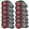Golf Iron Head Covers Numbers Synthetic Leather Headcover Deluxe Value