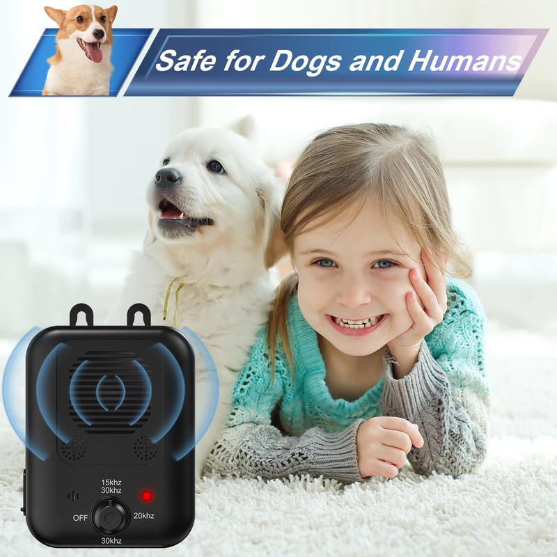 ewrazi Anti Barking Device, Rechargeable Dog Barking Control Devices Sonic