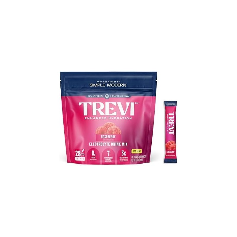 TREVI ™ Electrolitos sin azúcar - Sobres de bebida hidratante