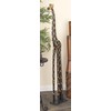 Deco 79 Tall Giraffe Statue, Dark Brown