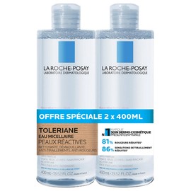 La Roche-Posay Tolériane Eau Micellaire Set of 2 x 400 ml