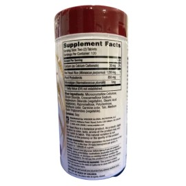 Weider RED YEAST RICE Plus 1200 mg Per 2 Tablets. 240 Tablets