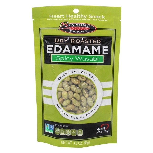 SeaPoint Farms - Edamame Dry Roasted Spicy Wasabi - 3.5 oz.