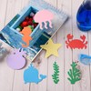 MixTeach 200 Pcs Sea Life Cutouts Paper Tropical Fish Shape