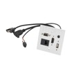 Multimedia Socket Aluminum Alloy USB HD VGA 3.5MM Sound RJ45