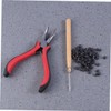 FOMIYES 3pcs Hair Extension Tool Kit Tool Kits for Hair