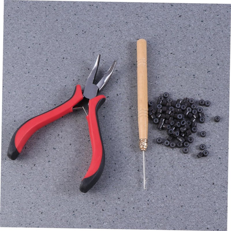 FOMIYES 3pcs Hair Extension Tool Kit Tool Kits for Hair