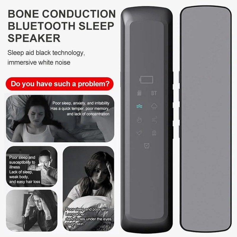 Peakloong Under Pillow Speaker Bluetooth Mini Bone Conduction Sound Box