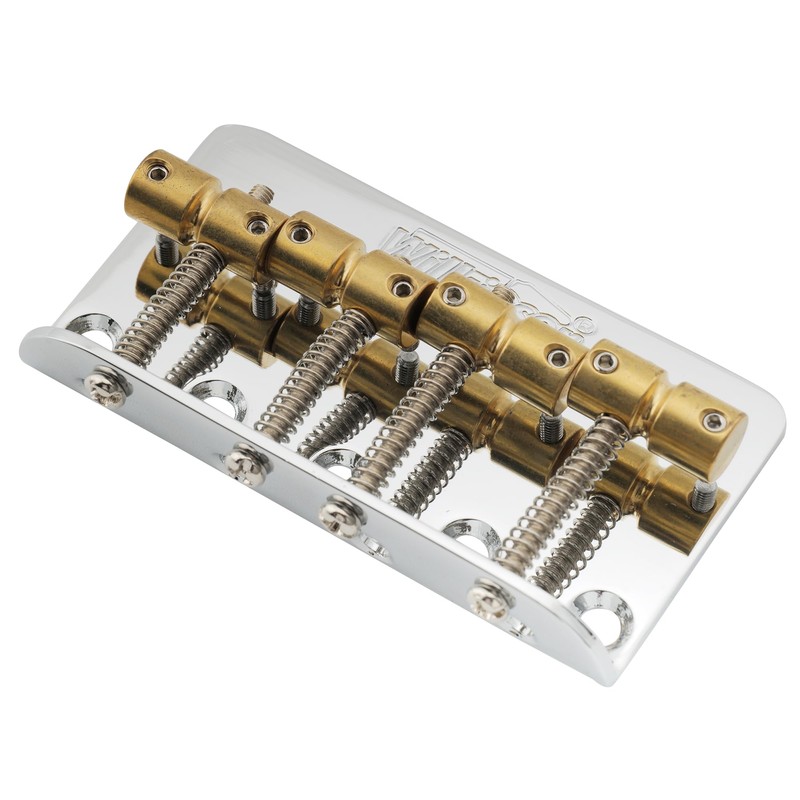 Wilkinson WBBC Vintage 4 String Base Bridge Brass Saddle for