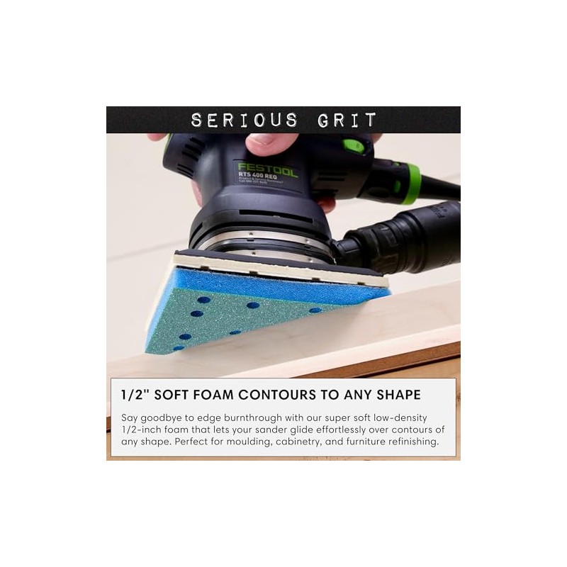 Serious Grit - 3" x 5" (80x133mm) Foam Sanding Pads