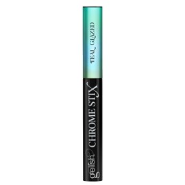 Gelish Chrome Stix, Chrome Nail Powder, Nail Art for Stunning Metallic Finish, Long-Lasting, Easy Application, Perfect for Professional and At-Home Use, 5g (Teal Glazed)