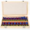 BAIDETS Router Bits Set 1/4 Inch Shank, 24 Pieces 1/4"