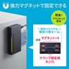 Sanwa Supply LAN-GIGAP1602BK Gigabit Compatible Switching Hub (16 Ports, Magnet)