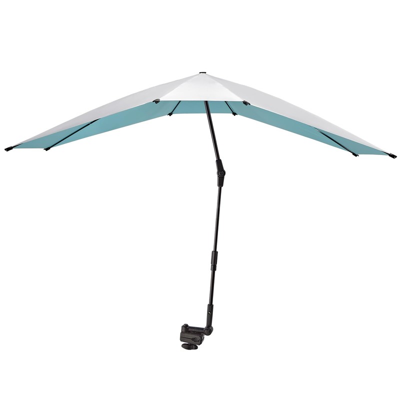 G4Free Double Chair Umbrella for 2 People with Adjustable Clamp,