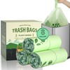 6-8 Gallon Kitchen Trash Bags With Handle Tie 60 Packs