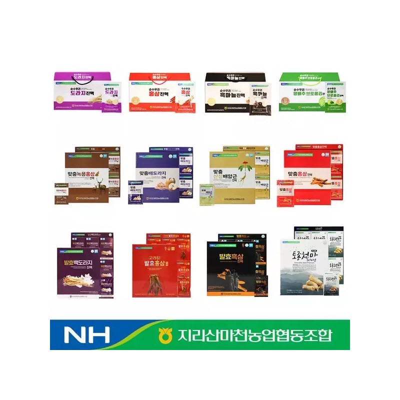 지리산마천농협 순수우리 도라지진액 국산도라지 사포닌 70ml x 30포 Jirisan Pure