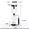 YUCHENGTECH Siphon Syphon Coffee Maker Tabletop Glass Siphon Pot Glass