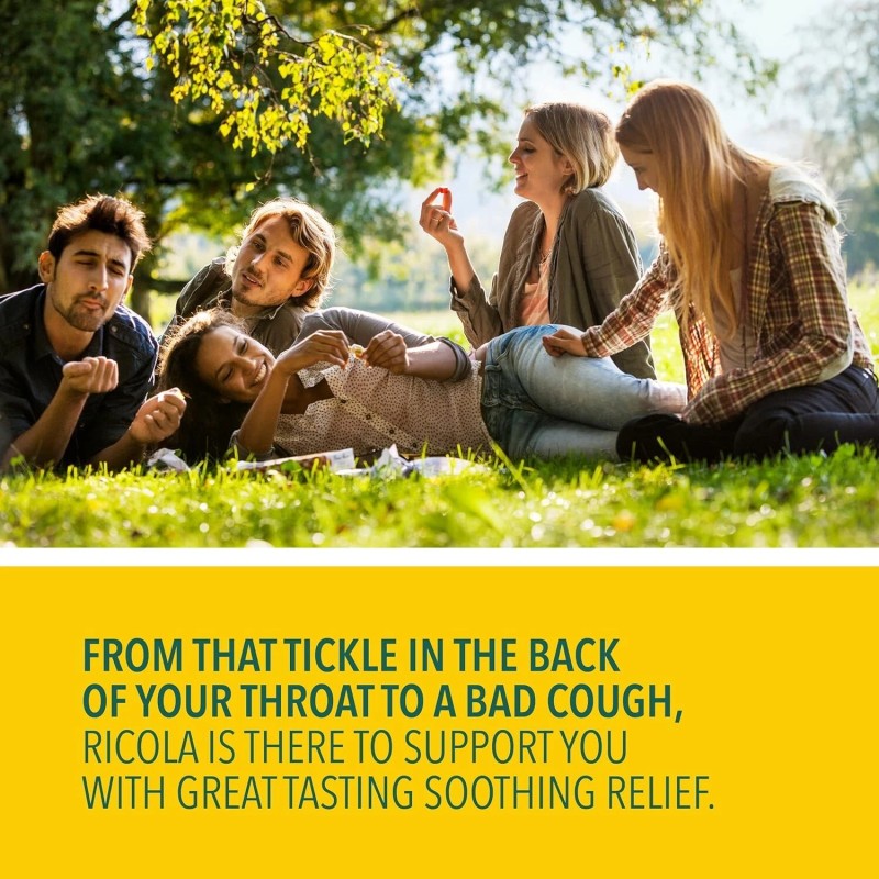 Ricola Big Bag Sugar Free Cough Drops Drops 2245, Lemon,
