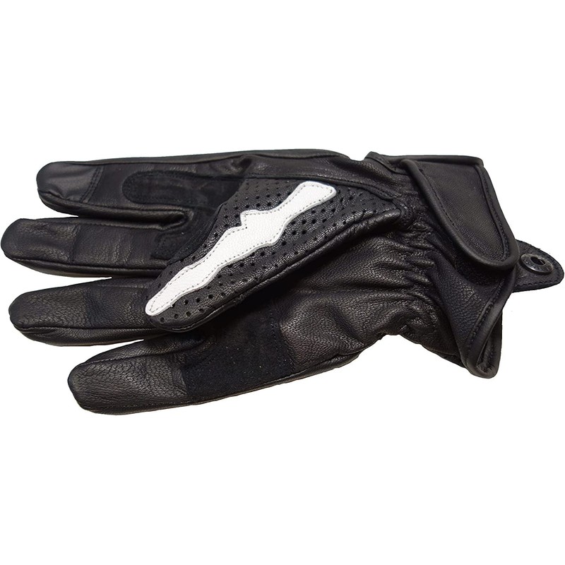 STARKS ■Bone Leather Mesh Gloves Bone (Skull) Design (Smartphone Touch