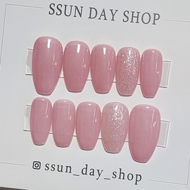(1+1) One color nail tip - do not select / (1+1)원컬러 네일팁 - 선택안함