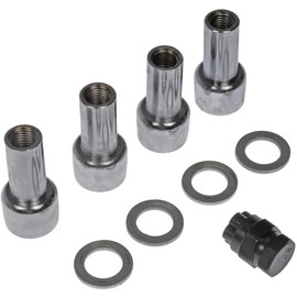 Dorman 711-322 Wheel Nut Lock Chrome Crager Sat Mag Lock Set M12-1.50, 4 Pack Universal Fit
